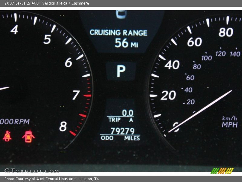 Verdigris Mica / Cashmere 2007 Lexus LS 460