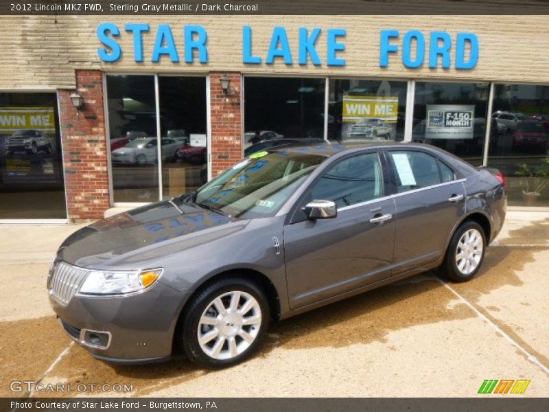 Sterling Gray Metallic / Dark Charcoal 2012 Lincoln MKZ FWD