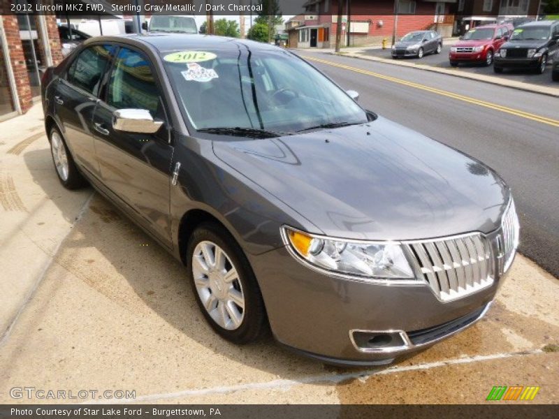 Sterling Gray Metallic / Dark Charcoal 2012 Lincoln MKZ FWD