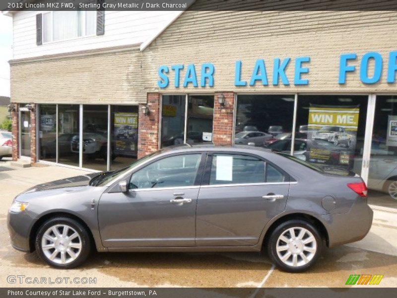 Sterling Gray Metallic / Dark Charcoal 2012 Lincoln MKZ FWD