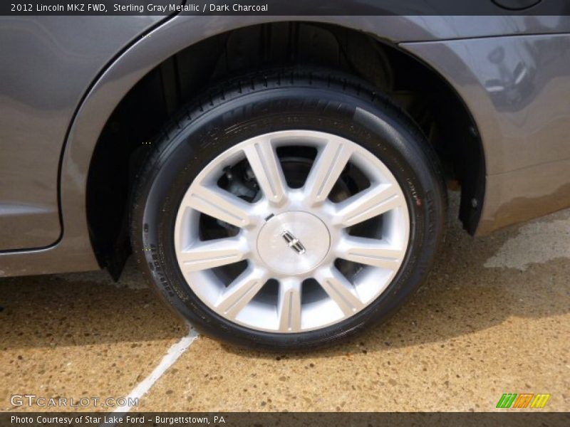 Sterling Gray Metallic / Dark Charcoal 2012 Lincoln MKZ FWD