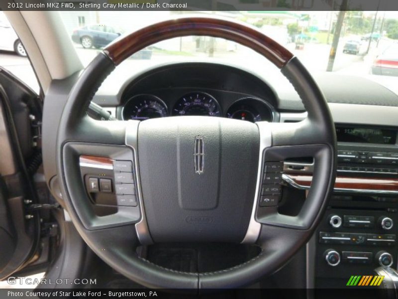 Sterling Gray Metallic / Dark Charcoal 2012 Lincoln MKZ FWD