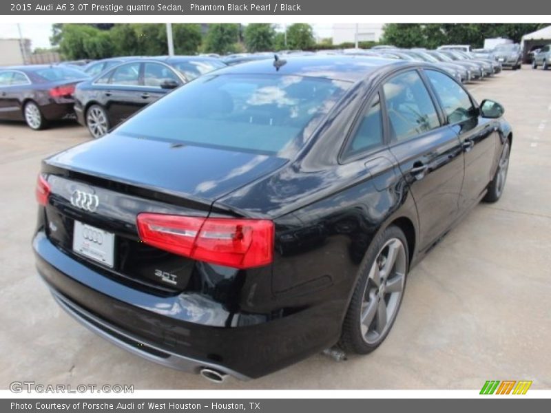 Phantom Black Pearl / Black 2015 Audi A6 3.0T Prestige quattro Sedan