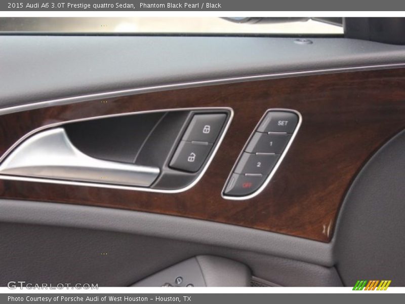 Phantom Black Pearl / Black 2015 Audi A6 3.0T Prestige quattro Sedan
