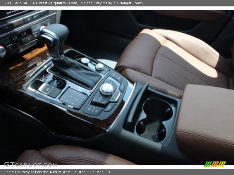 Oolong Gray Metallic / Nougat Brown 2015 Audi A6 3.0T Prestige quattro Sedan