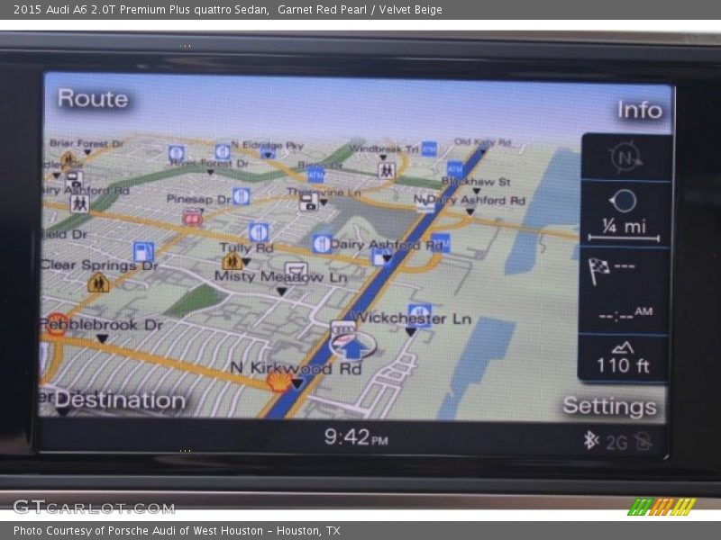Garnet Red Pearl / Velvet Beige 2015 Audi A6 2.0T Premium Plus quattro Sedan