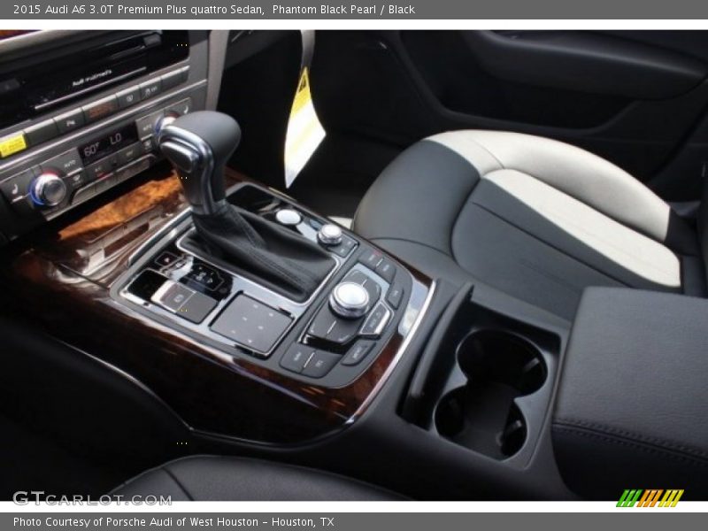Phantom Black Pearl / Black 2015 Audi A6 3.0T Premium Plus quattro Sedan
