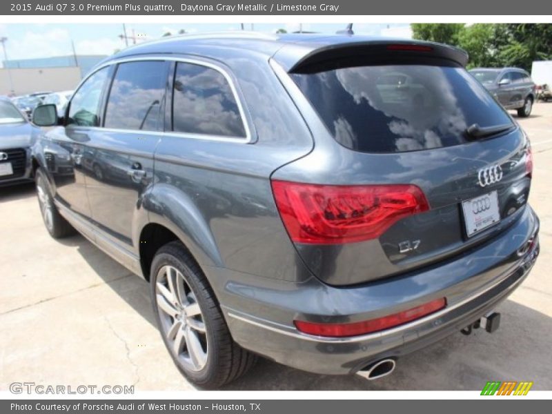 Daytona Gray Metallic / Limestone Gray 2015 Audi Q7 3.0 Premium Plus quattro