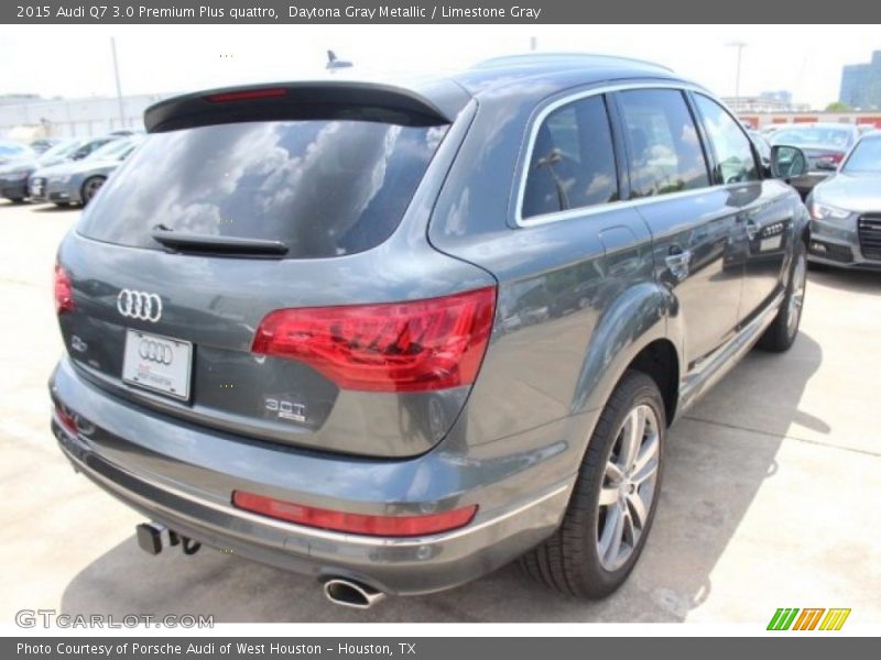 Daytona Gray Metallic / Limestone Gray 2015 Audi Q7 3.0 Premium Plus quattro