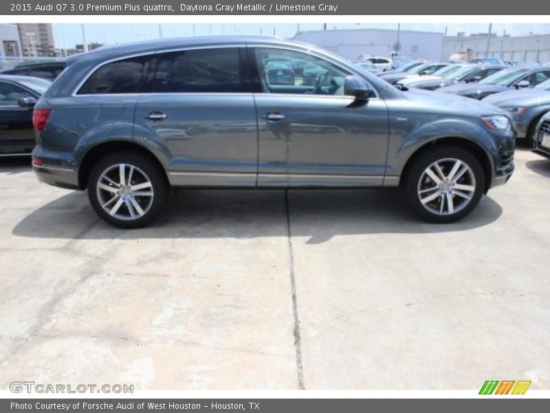 Daytona Gray Metallic / Limestone Gray 2015 Audi Q7 3.0 Premium Plus quattro