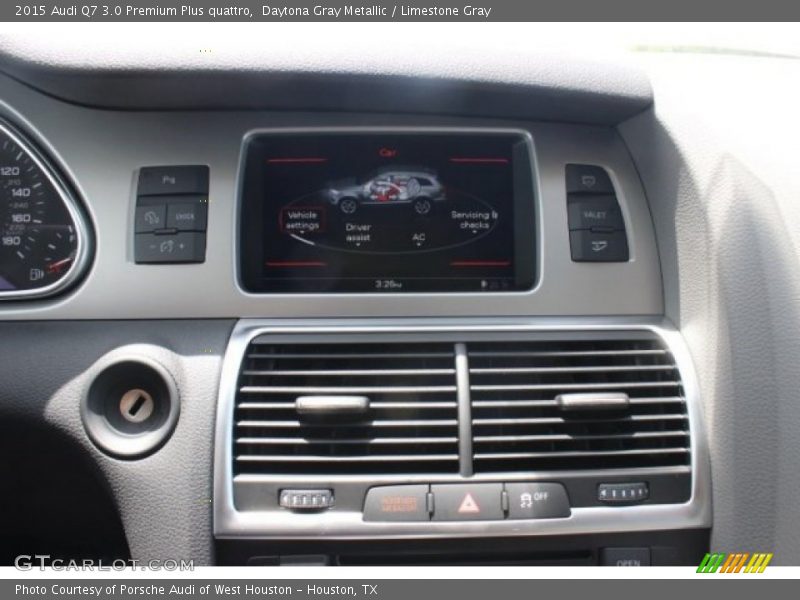 Daytona Gray Metallic / Limestone Gray 2015 Audi Q7 3.0 Premium Plus quattro