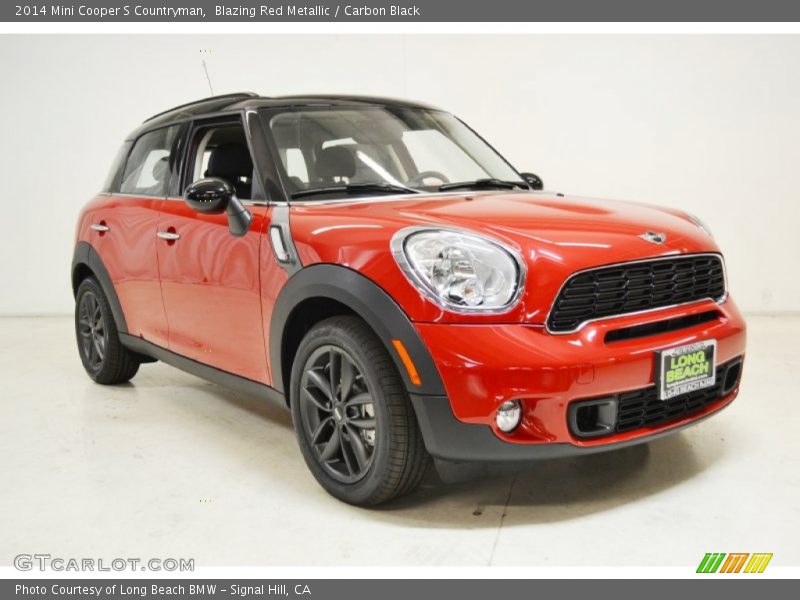 Blazing Red Metallic / Carbon Black 2014 Mini Cooper S Countryman