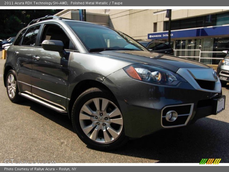 Polished Metal Metallic / Taupe 2011 Acura RDX Technology SH-AWD