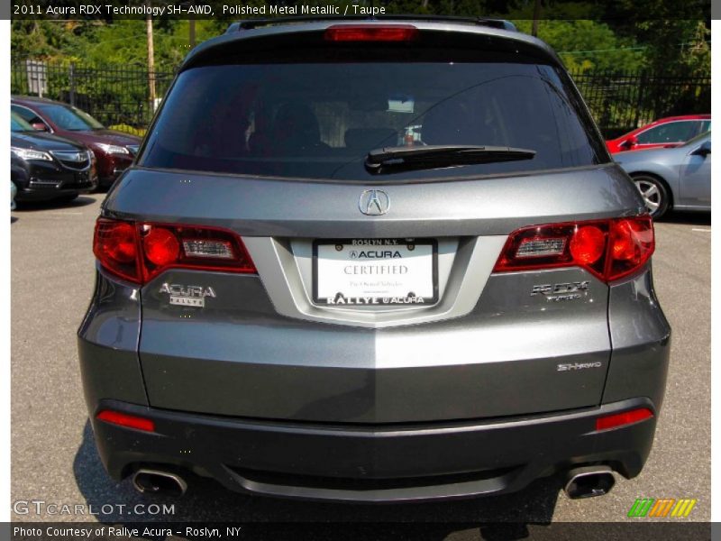 Polished Metal Metallic / Taupe 2011 Acura RDX Technology SH-AWD