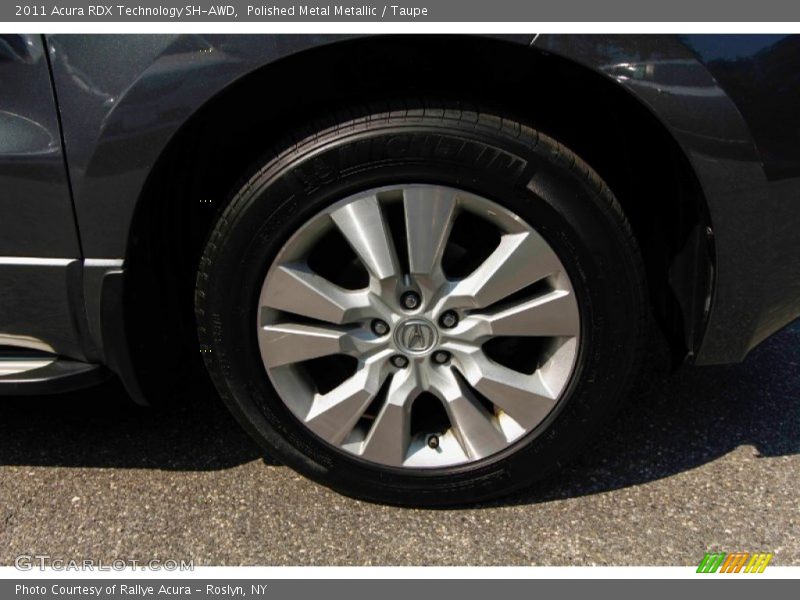 Polished Metal Metallic / Taupe 2011 Acura RDX Technology SH-AWD