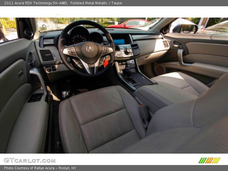 Polished Metal Metallic / Taupe 2011 Acura RDX Technology SH-AWD