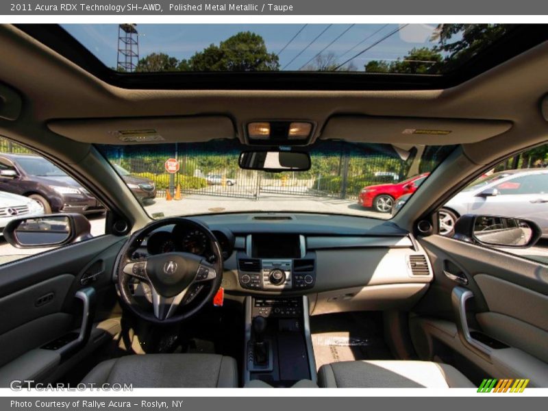 Polished Metal Metallic / Taupe 2011 Acura RDX Technology SH-AWD