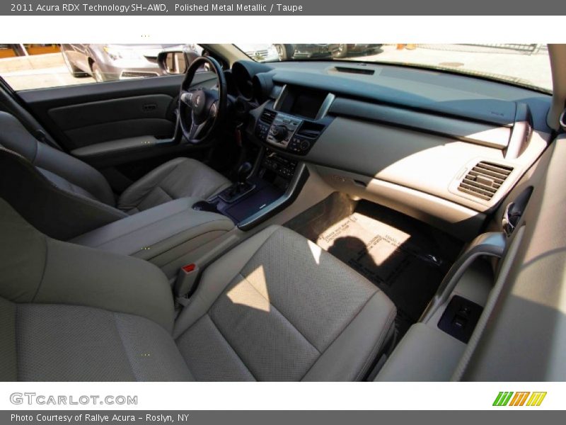 Polished Metal Metallic / Taupe 2011 Acura RDX Technology SH-AWD