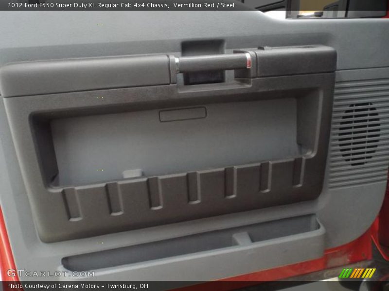 Vermillion Red / Steel 2012 Ford F550 Super Duty XL Regular Cab 4x4 Chassis