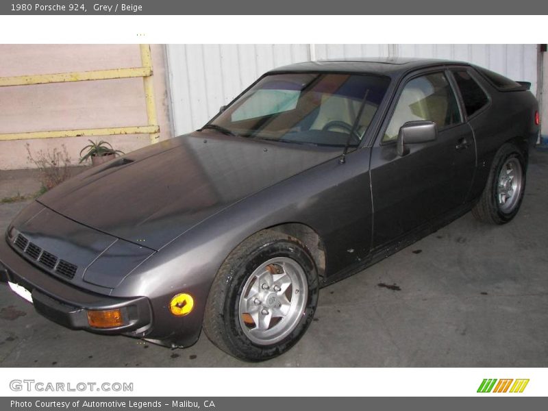 Grey / Beige 1980 Porsche 924