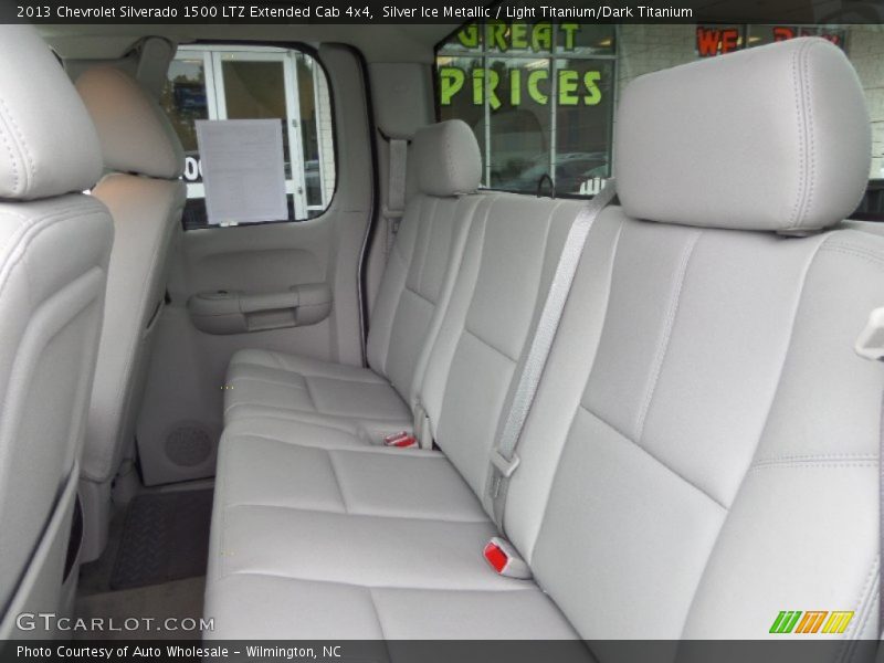 Silver Ice Metallic / Light Titanium/Dark Titanium 2013 Chevrolet Silverado 1500 LTZ Extended Cab 4x4