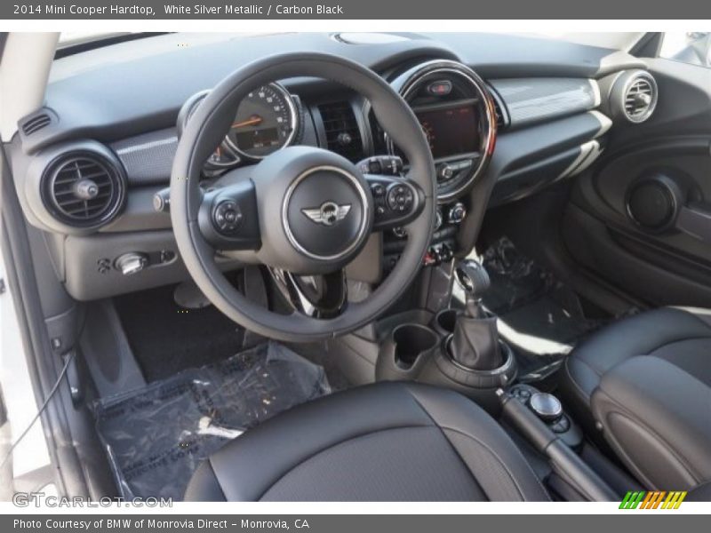 White Silver Metallic / Carbon Black 2014 Mini Cooper Hardtop