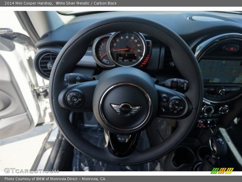 White Silver Metallic / Carbon Black 2014 Mini Cooper Hardtop