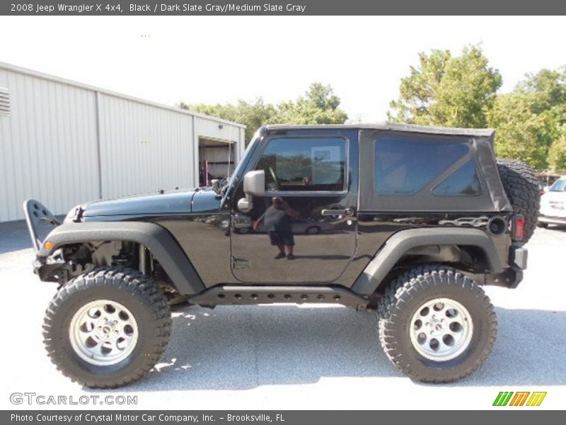 Black / Dark Slate Gray/Medium Slate Gray 2008 Jeep Wrangler X 4x4