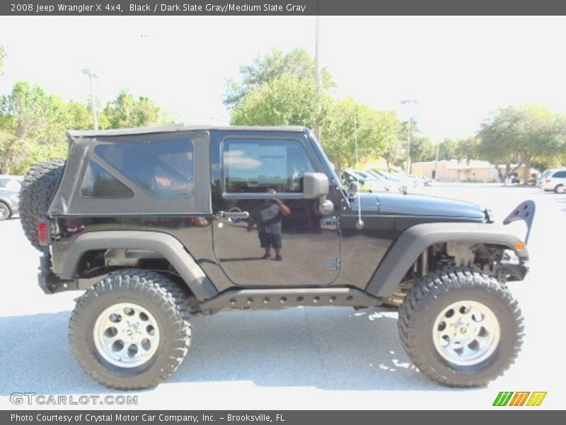 Black / Dark Slate Gray/Medium Slate Gray 2008 Jeep Wrangler X 4x4