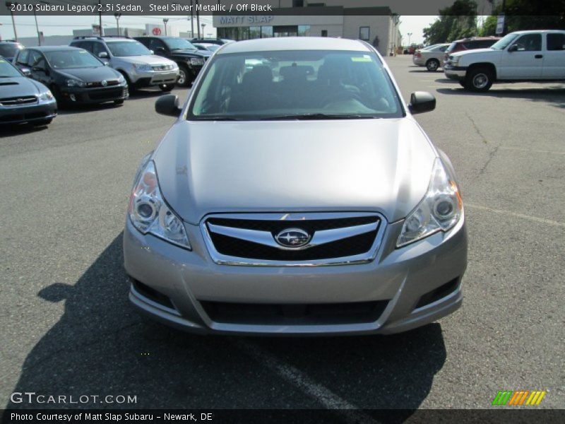 Steel Silver Metallic / Off Black 2010 Subaru Legacy 2.5i Sedan