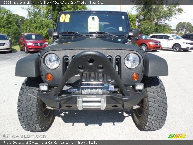 Black / Dark Slate Gray/Medium Slate Gray 2008 Jeep Wrangler X 4x4