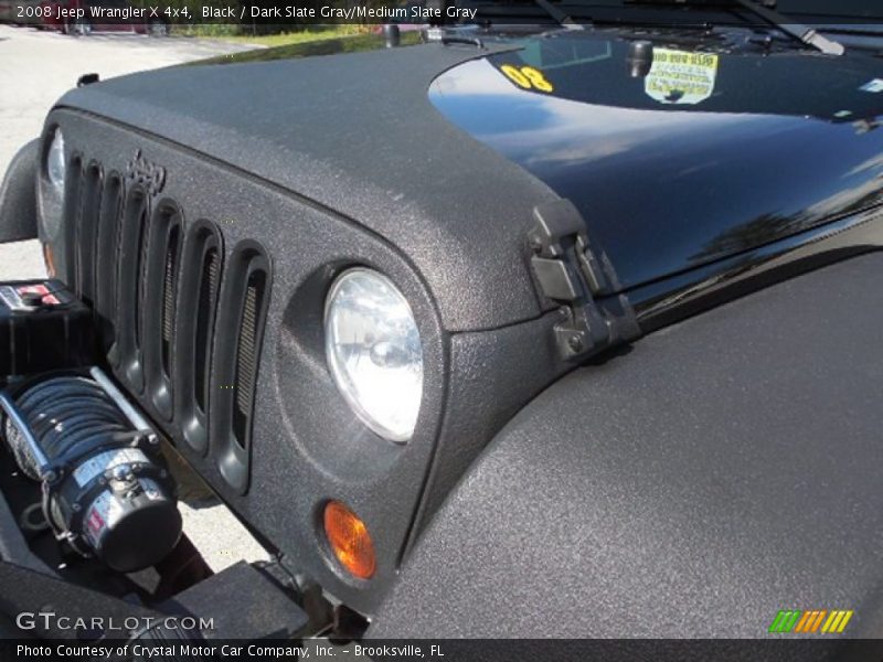Black / Dark Slate Gray/Medium Slate Gray 2008 Jeep Wrangler X 4x4