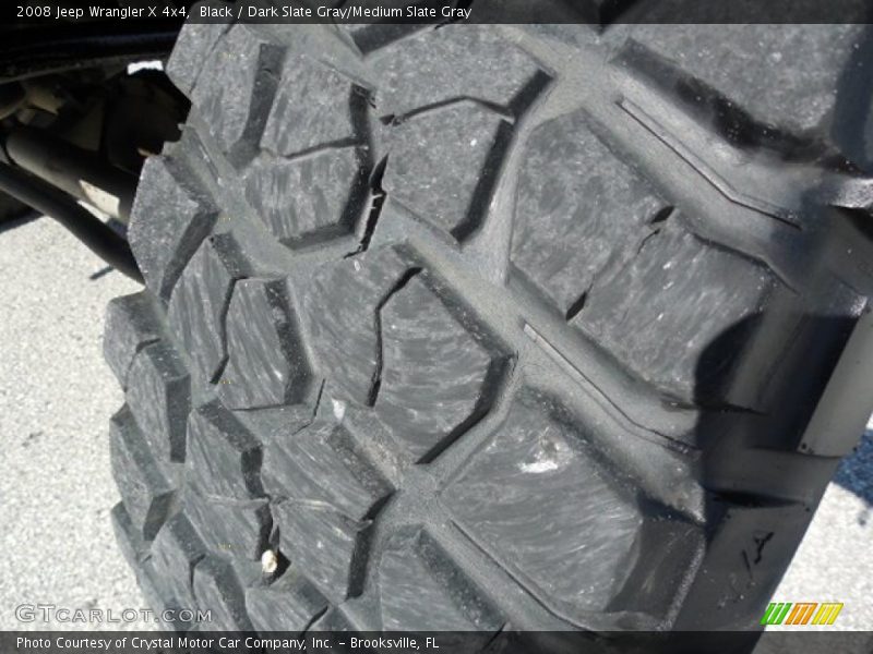 Black / Dark Slate Gray/Medium Slate Gray 2008 Jeep Wrangler X 4x4