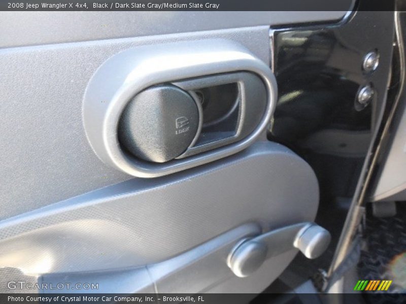 Black / Dark Slate Gray/Medium Slate Gray 2008 Jeep Wrangler X 4x4