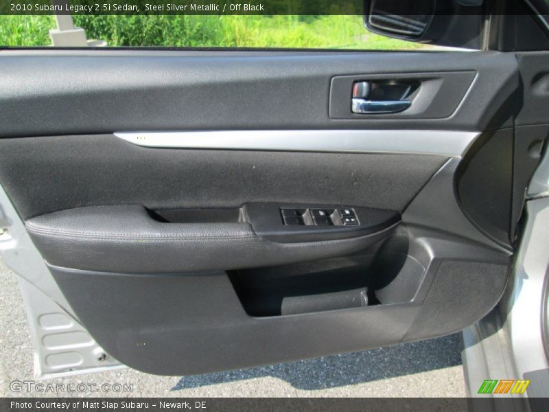Steel Silver Metallic / Off Black 2010 Subaru Legacy 2.5i Sedan