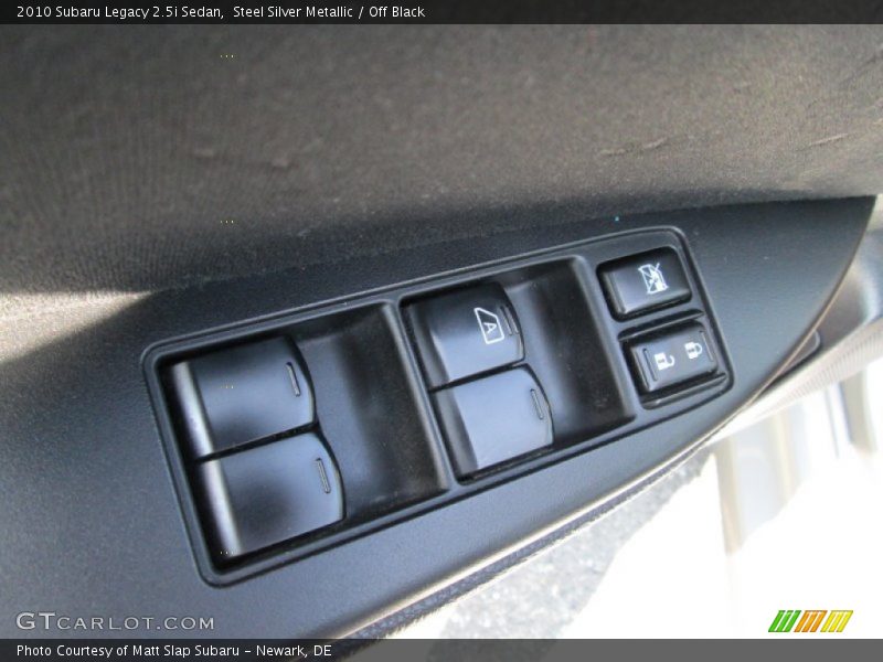 Steel Silver Metallic / Off Black 2010 Subaru Legacy 2.5i Sedan