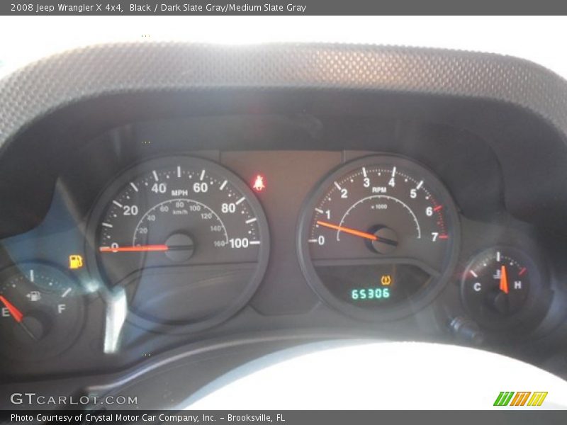 Black / Dark Slate Gray/Medium Slate Gray 2008 Jeep Wrangler X 4x4