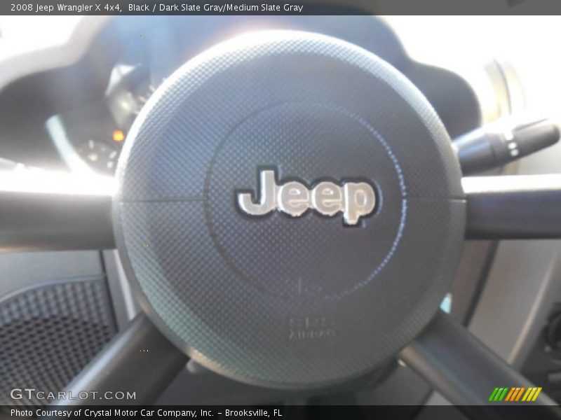 Black / Dark Slate Gray/Medium Slate Gray 2008 Jeep Wrangler X 4x4