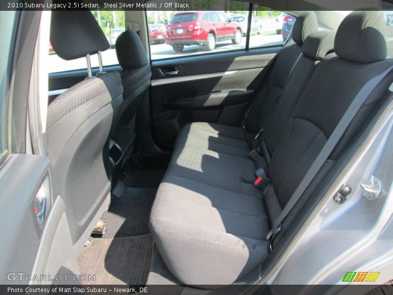 Steel Silver Metallic / Off Black 2010 Subaru Legacy 2.5i Sedan