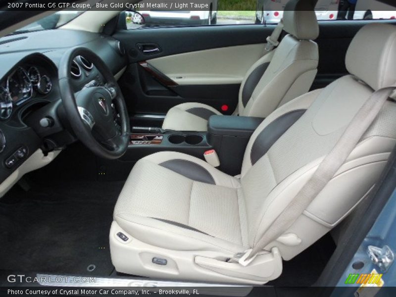Front Seat of 2007 G6 GTP Coupe