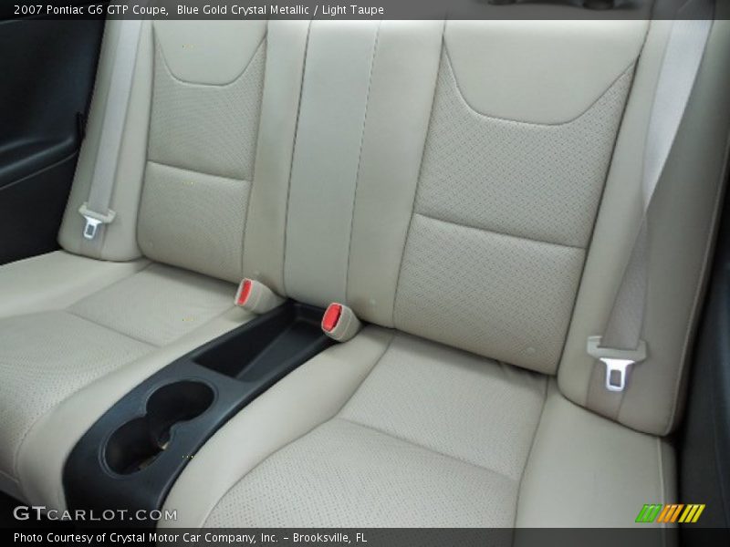 Rear Seat of 2007 G6 GTP Coupe
