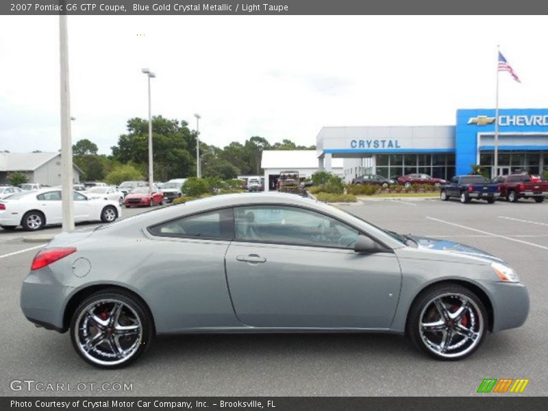 Blue Gold Crystal Metallic / Light Taupe 2007 Pontiac G6 GTP Coupe