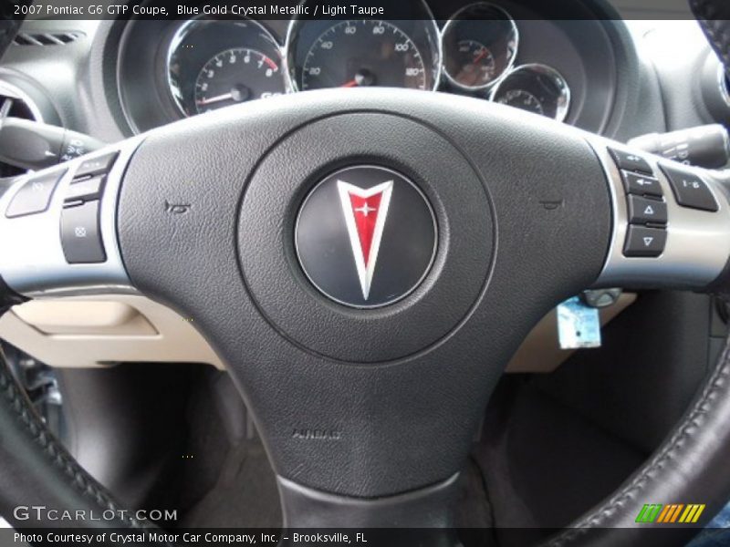 Blue Gold Crystal Metallic / Light Taupe 2007 Pontiac G6 GTP Coupe