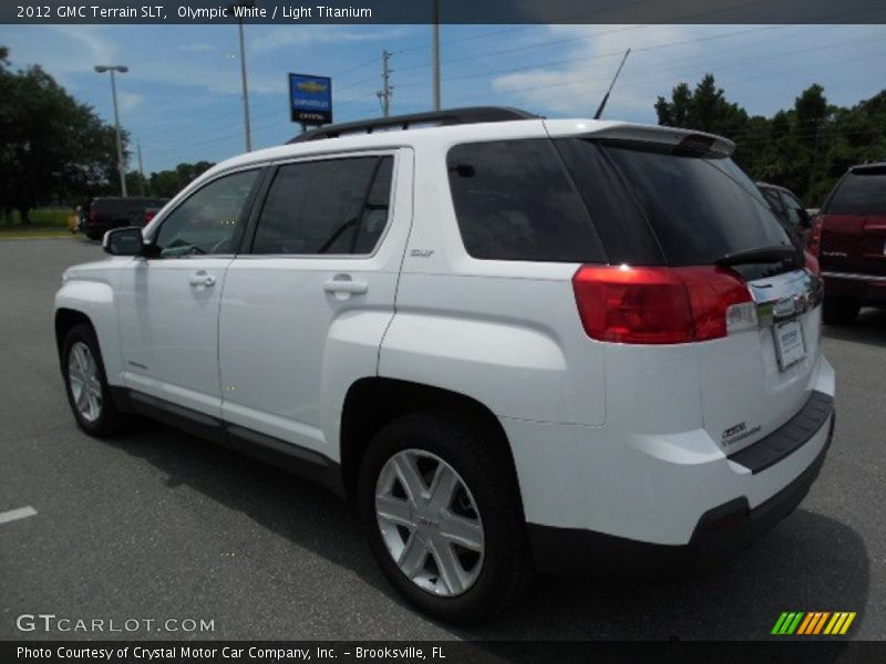 Olympic White / Light Titanium 2012 GMC Terrain SLT