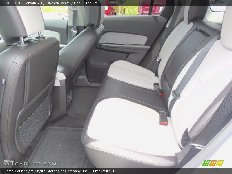 Olympic White / Light Titanium 2012 GMC Terrain SLT