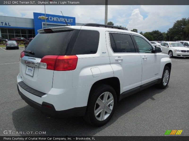 Olympic White / Light Titanium 2012 GMC Terrain SLT