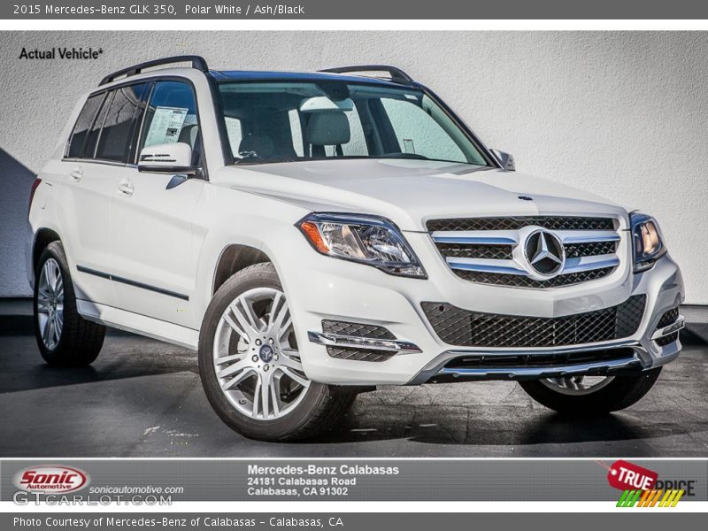 Polar White / Ash/Black 2015 Mercedes-Benz GLK 350