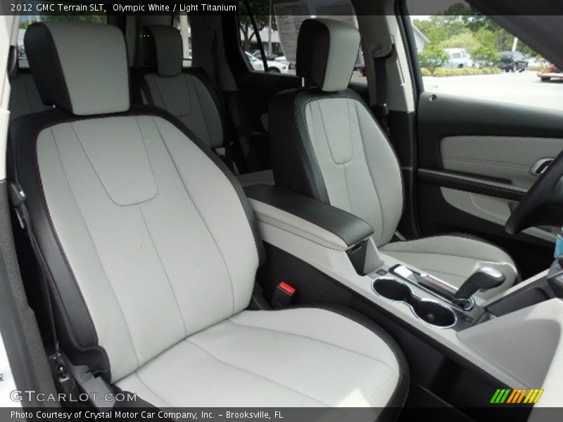 Olympic White / Light Titanium 2012 GMC Terrain SLT