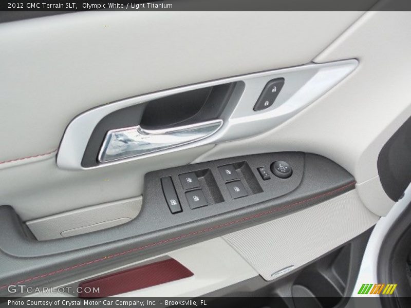 Olympic White / Light Titanium 2012 GMC Terrain SLT