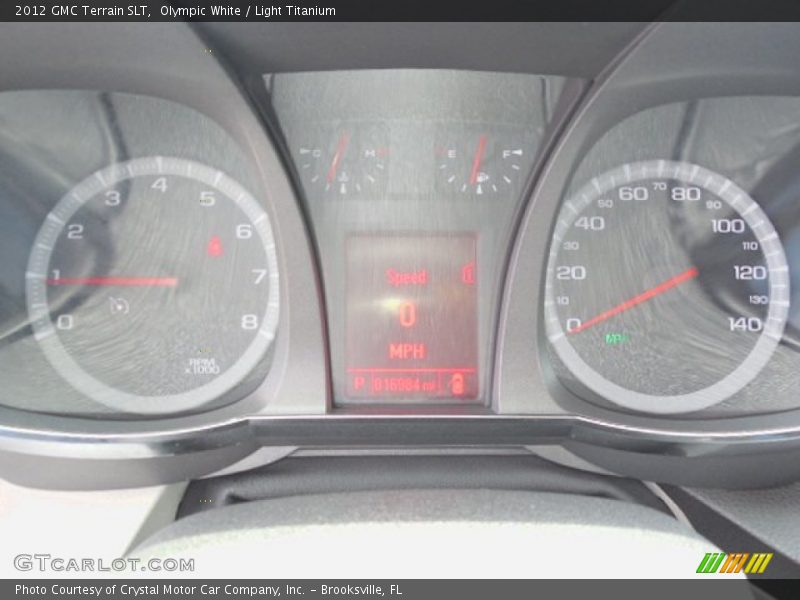 Olympic White / Light Titanium 2012 GMC Terrain SLT